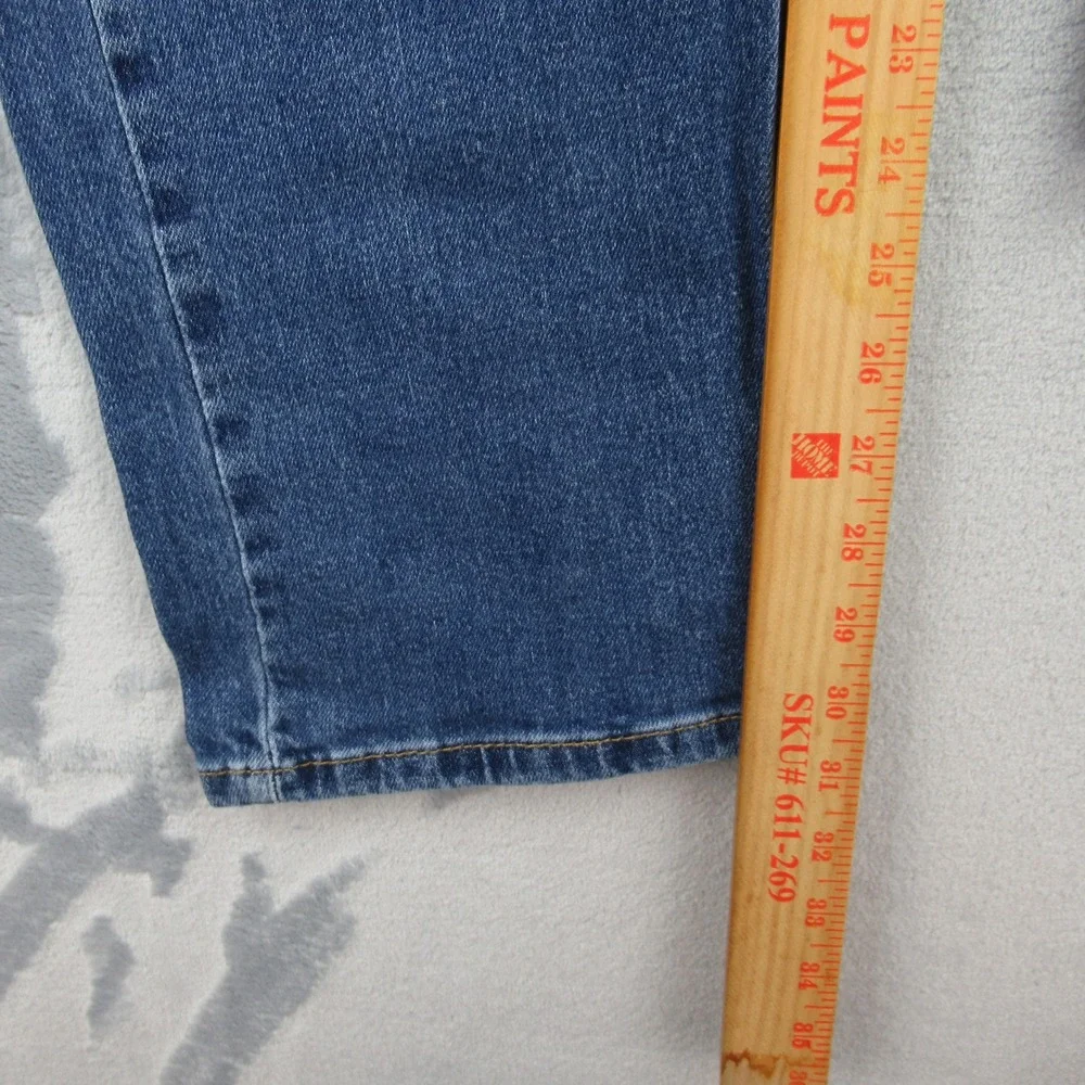 Levis 505 Regular Fit Jeans Mens 34x32 Blue Straight Leg Stretch 00505-2222